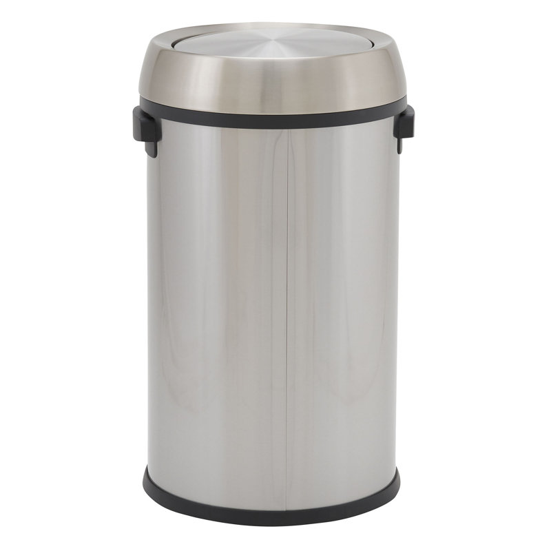 Household Essentials Design Trend Commercial Stainless Steel 13 Gallon